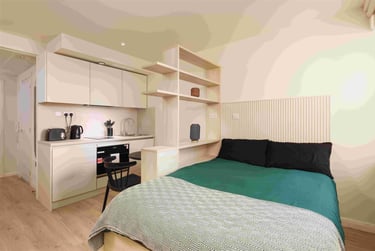 1 bed studio, Merchant Studios, Merchant City, Glasgow, G40AJ - Image 3